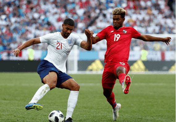 英格兰以-战胜巴拿马，取得一场胜利